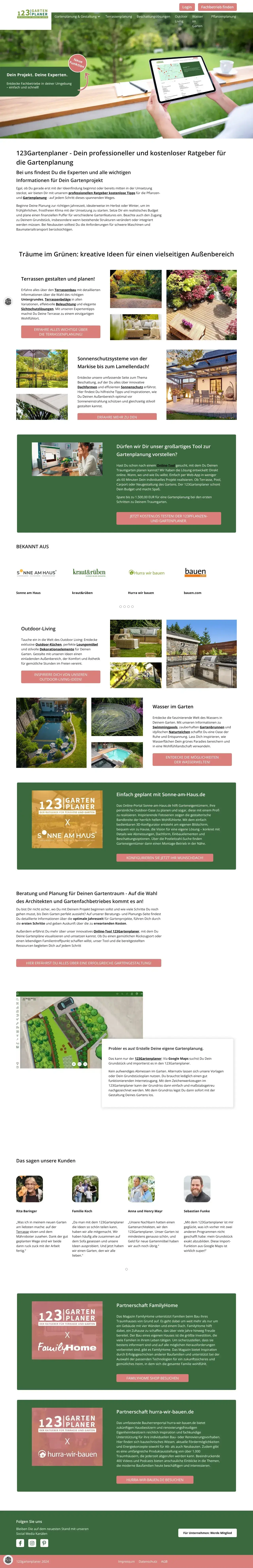 Screenshot von 123Gartenplaner