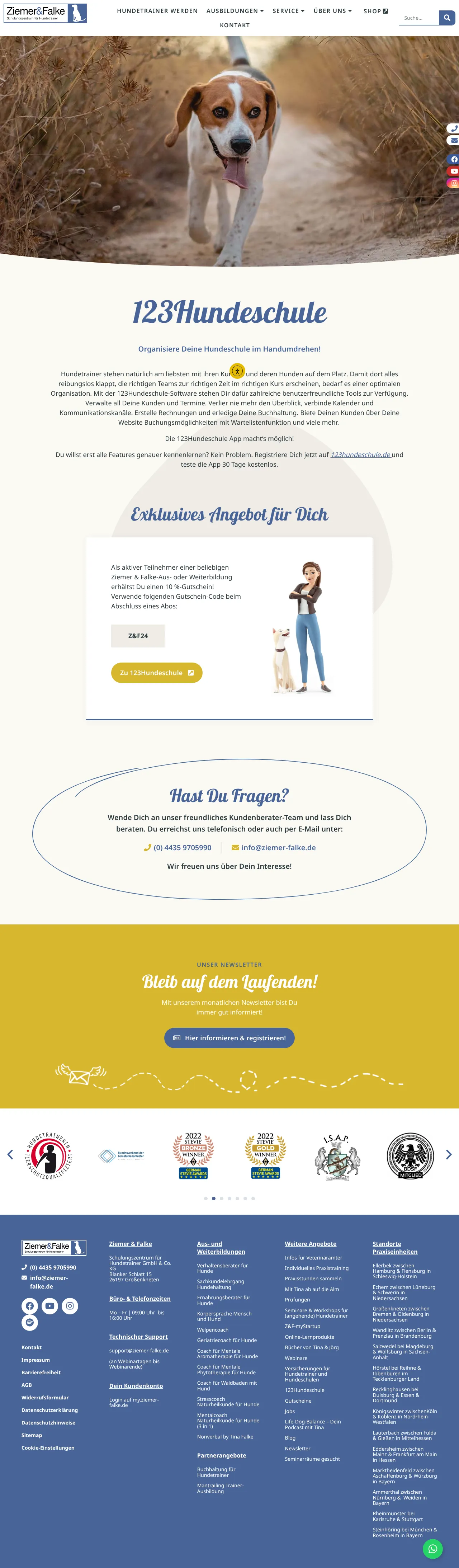 Screenshot von 123Hundeschule