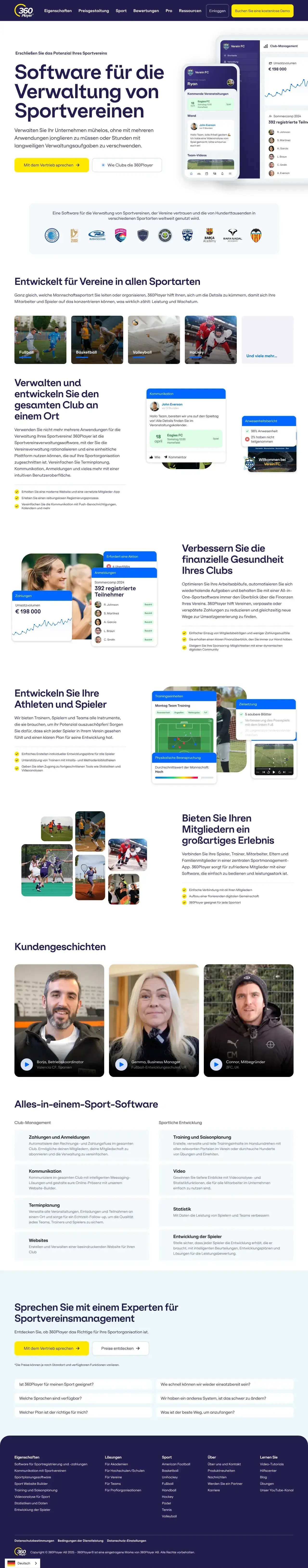 Screenshot von 360Player