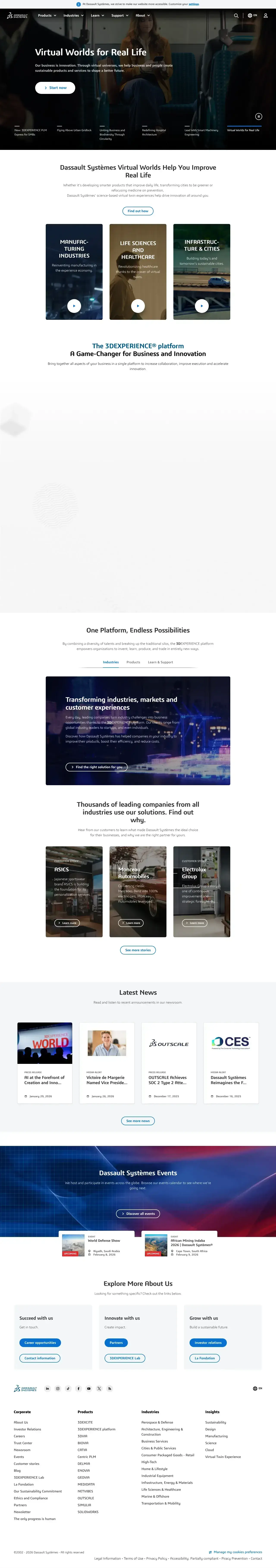 Screenshot von 3DEXPERIENCE Plattform by Dassault Systèmes