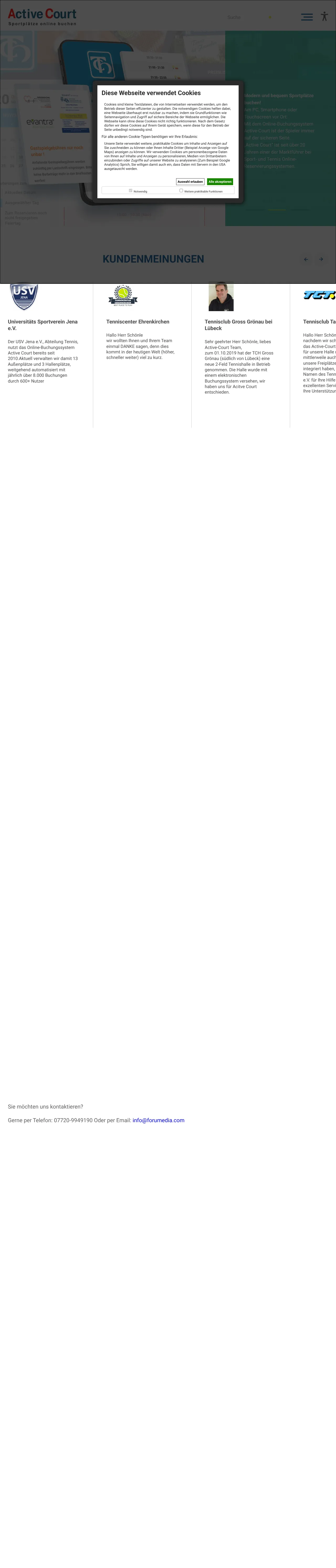 Screenshot von Active Court