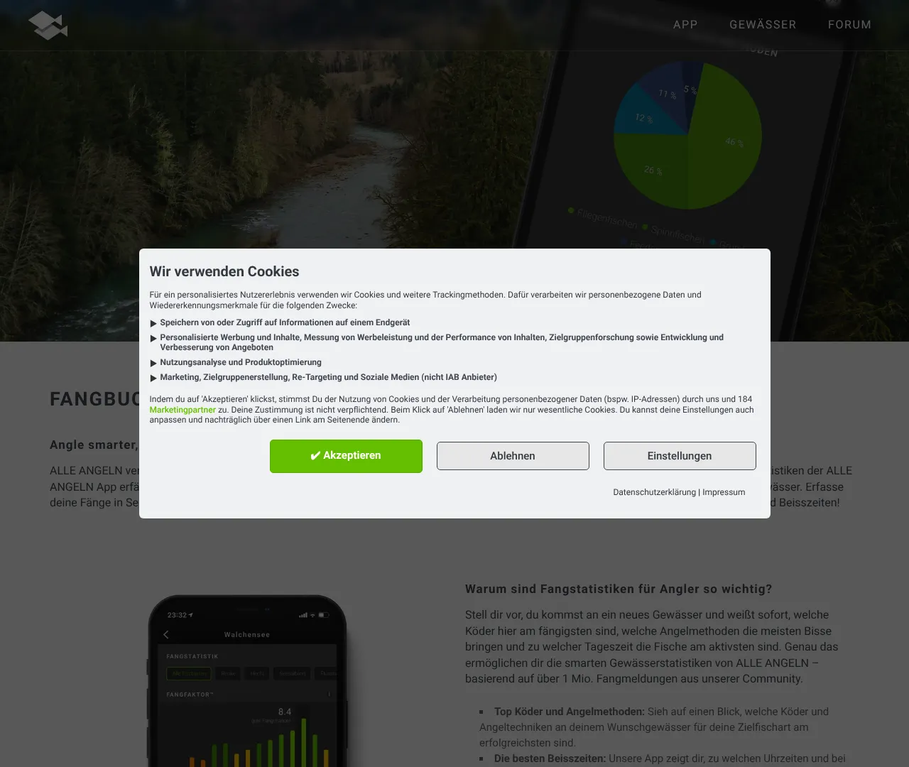 Screenshot von ALLE ANGELN