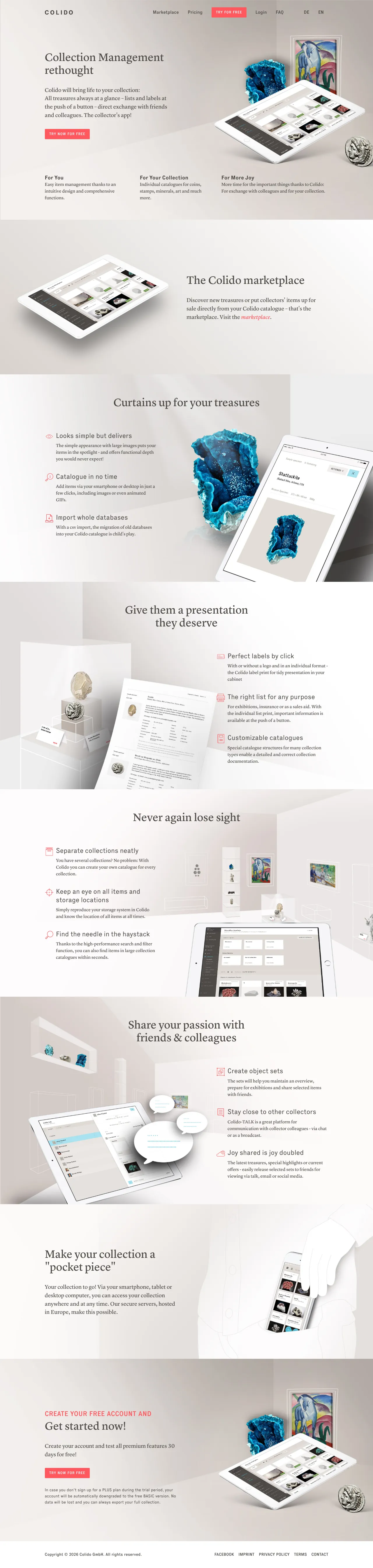 Screenshot von COLIDO