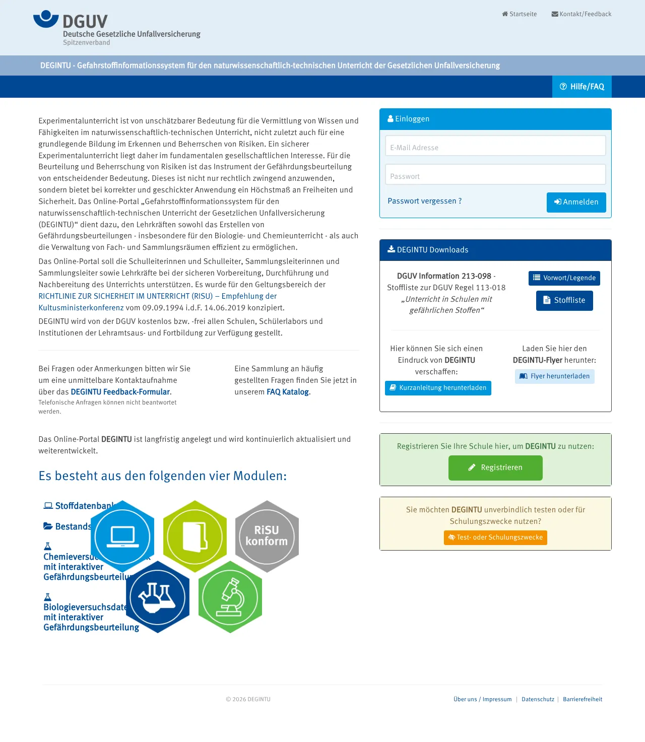 Screenshot von DEGINTU