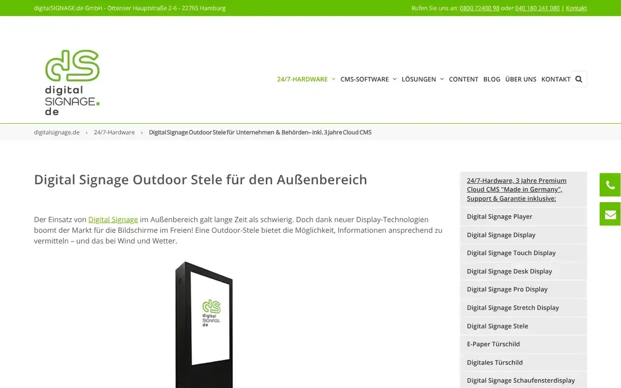 digitalSIGNAGE.de - Digital Signage Cloud CMS