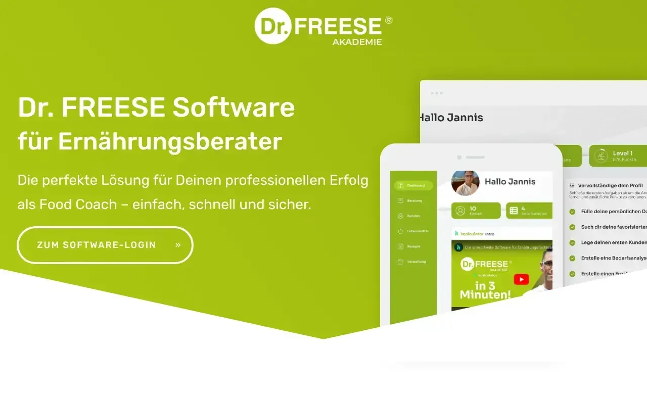 Dr. FREESE Ernährungsberatersoftware