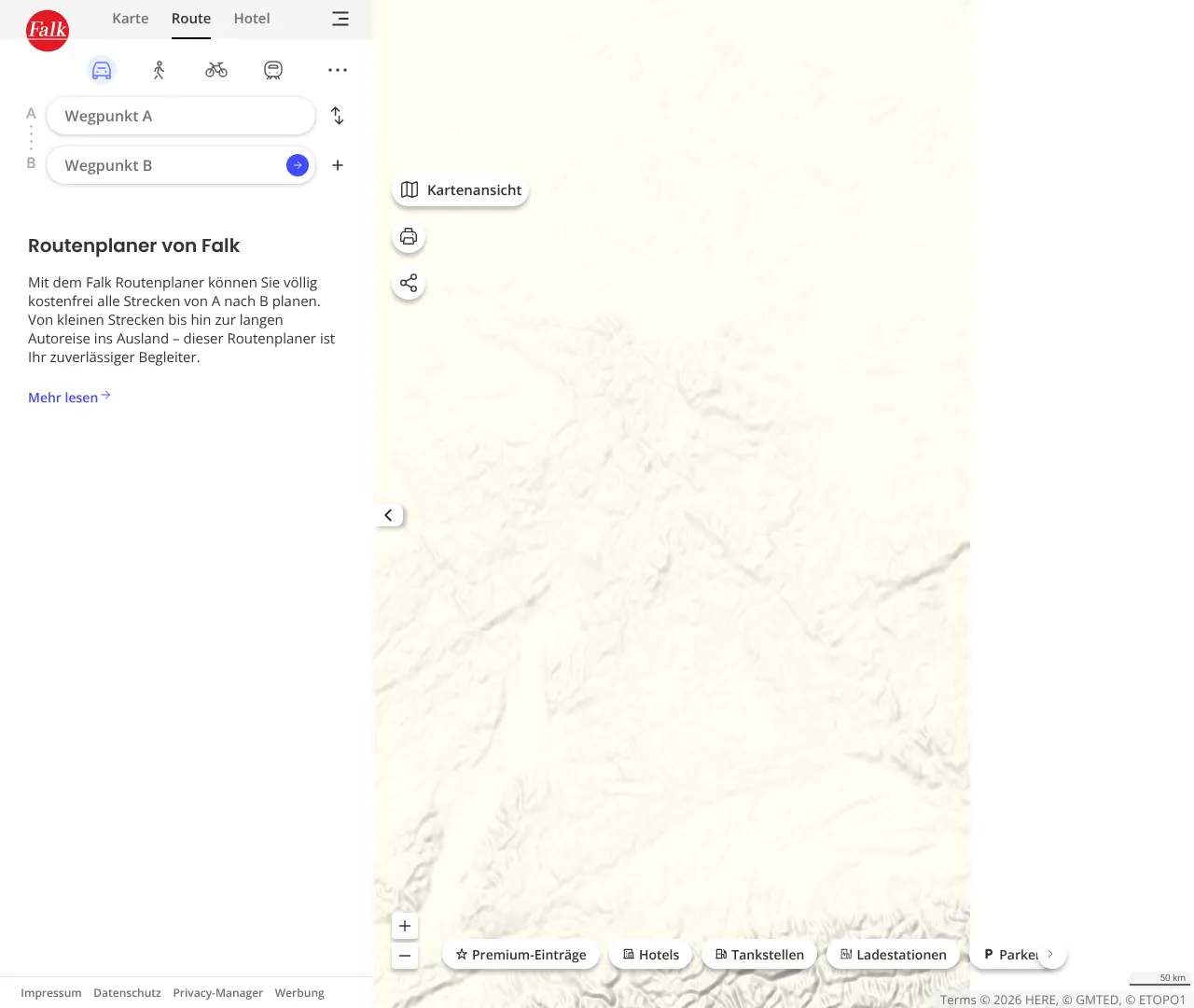 Falk Routenplaner