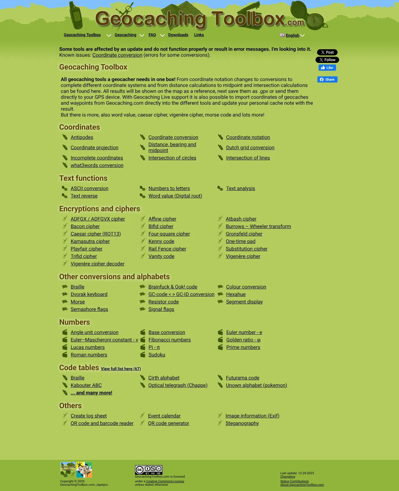 Geocaching Toolbox