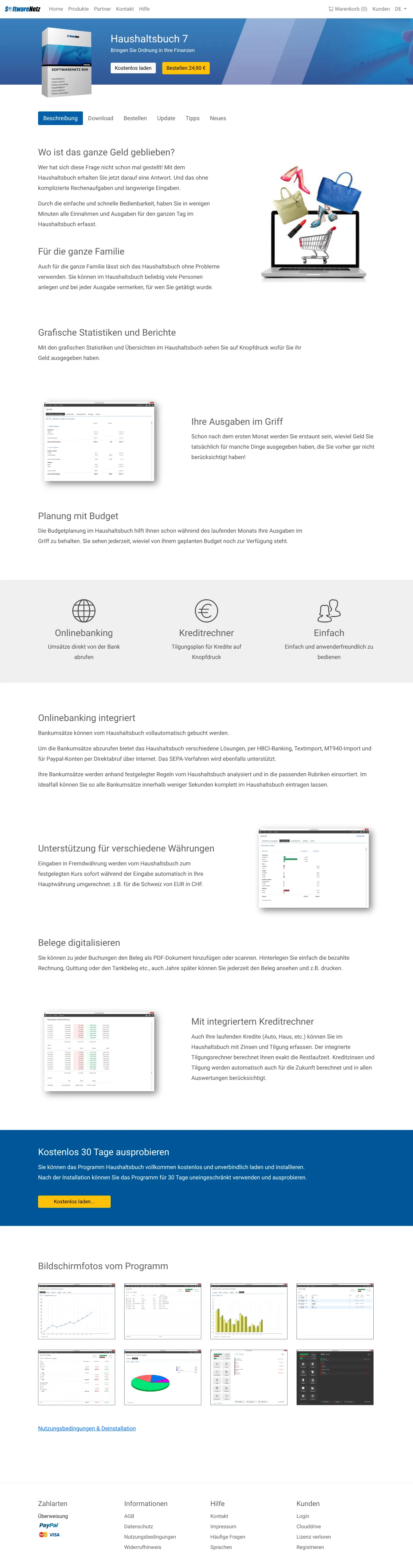 Screenshot von Haushaltsbuch 7