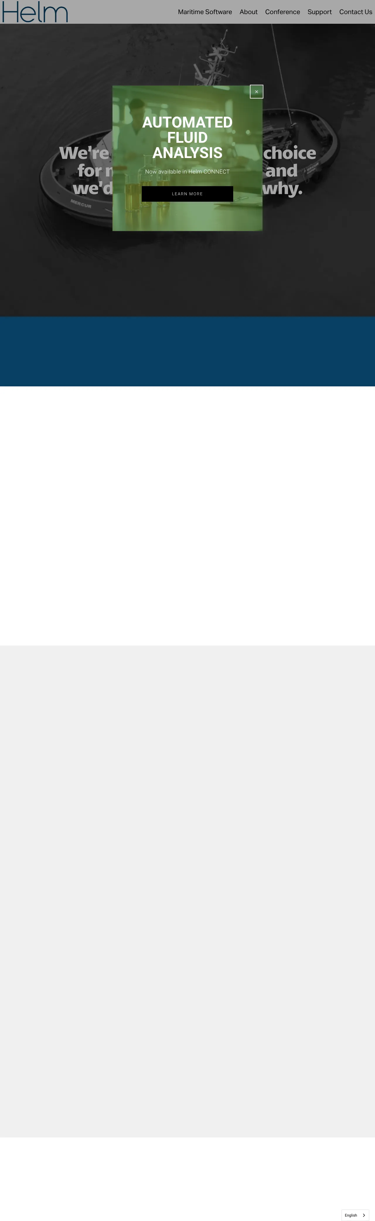 Screenshot von Helm CONNECT