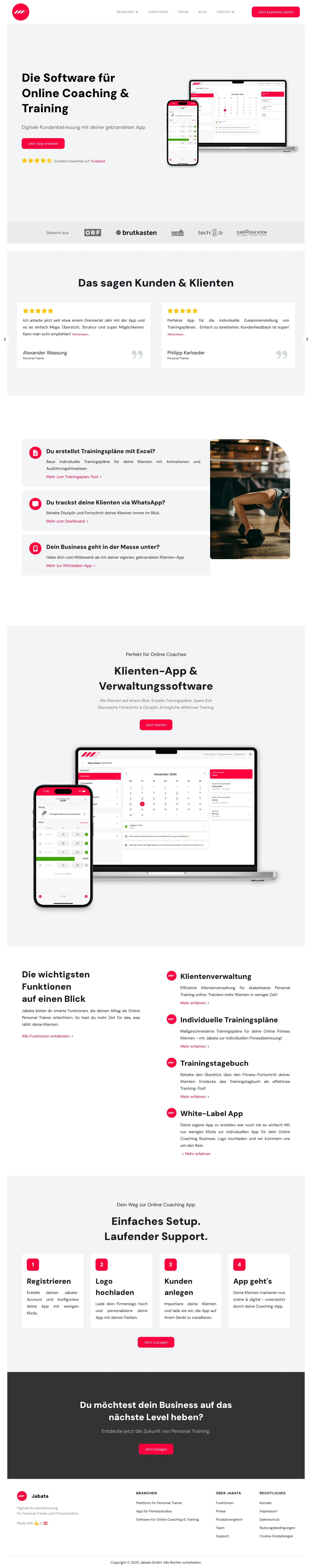 Screenshot von Jabata