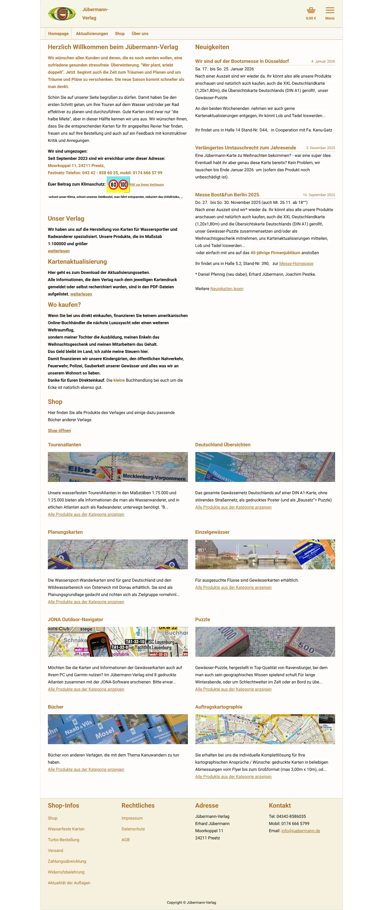 Screenshot von JONA Outdoor-Navigator