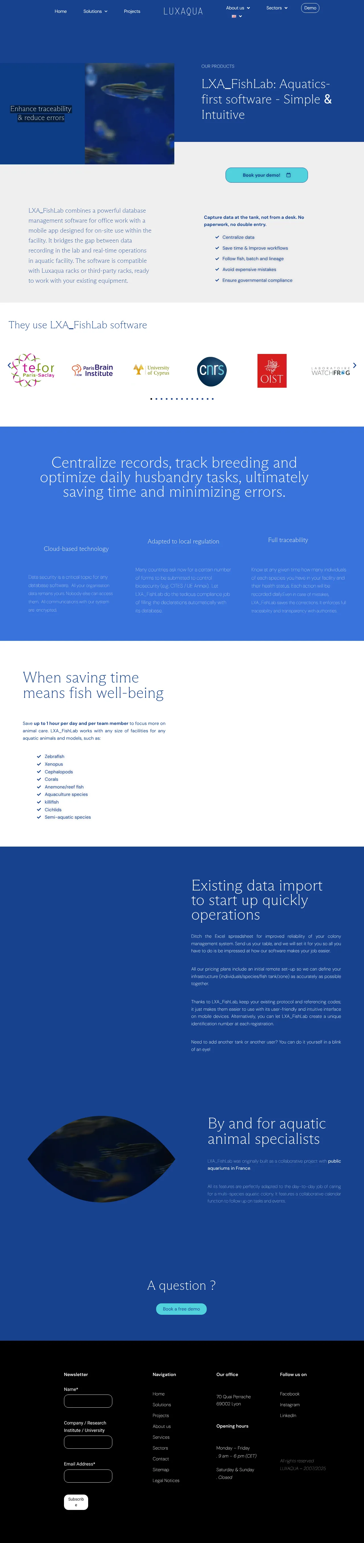 Screenshot von LXA_FishLab