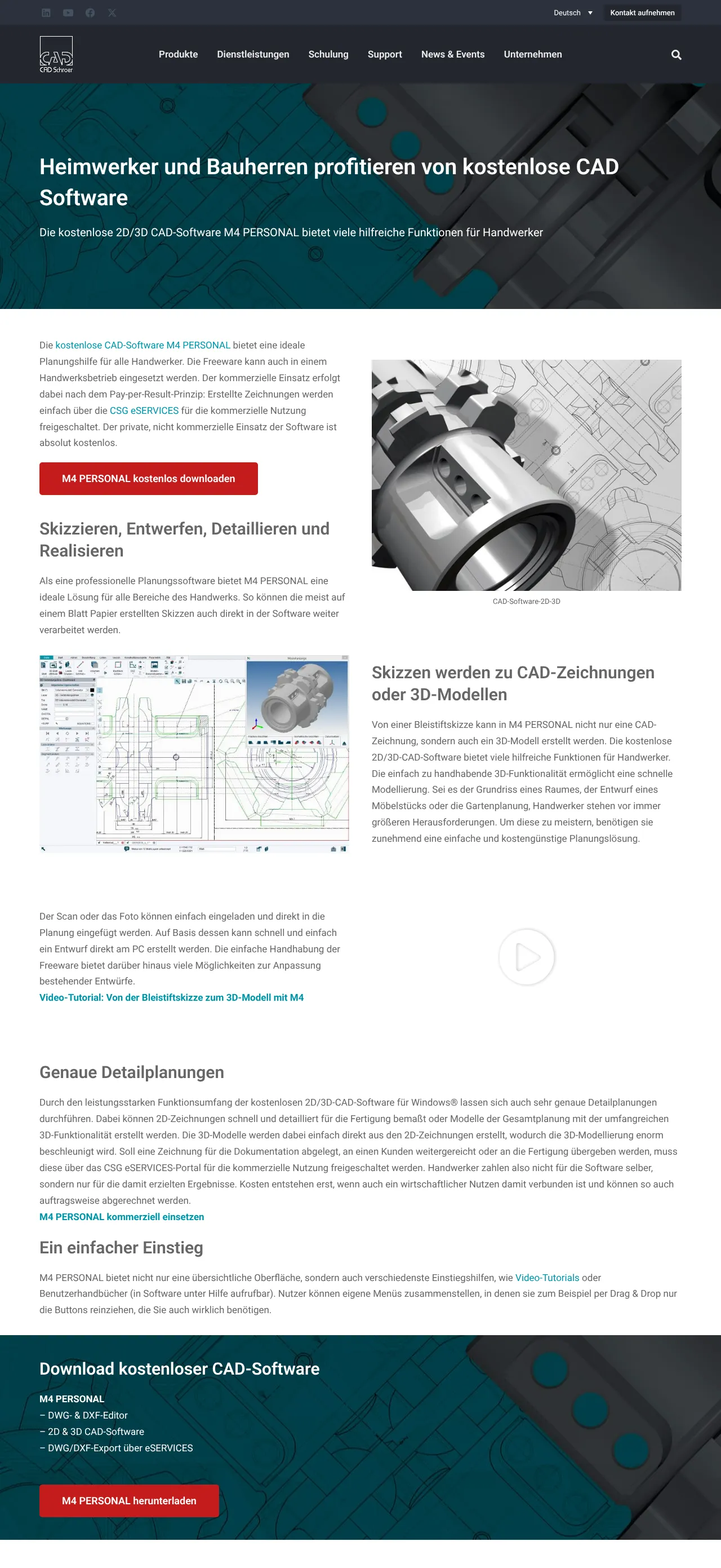 Screenshot von M4 PERSONAL