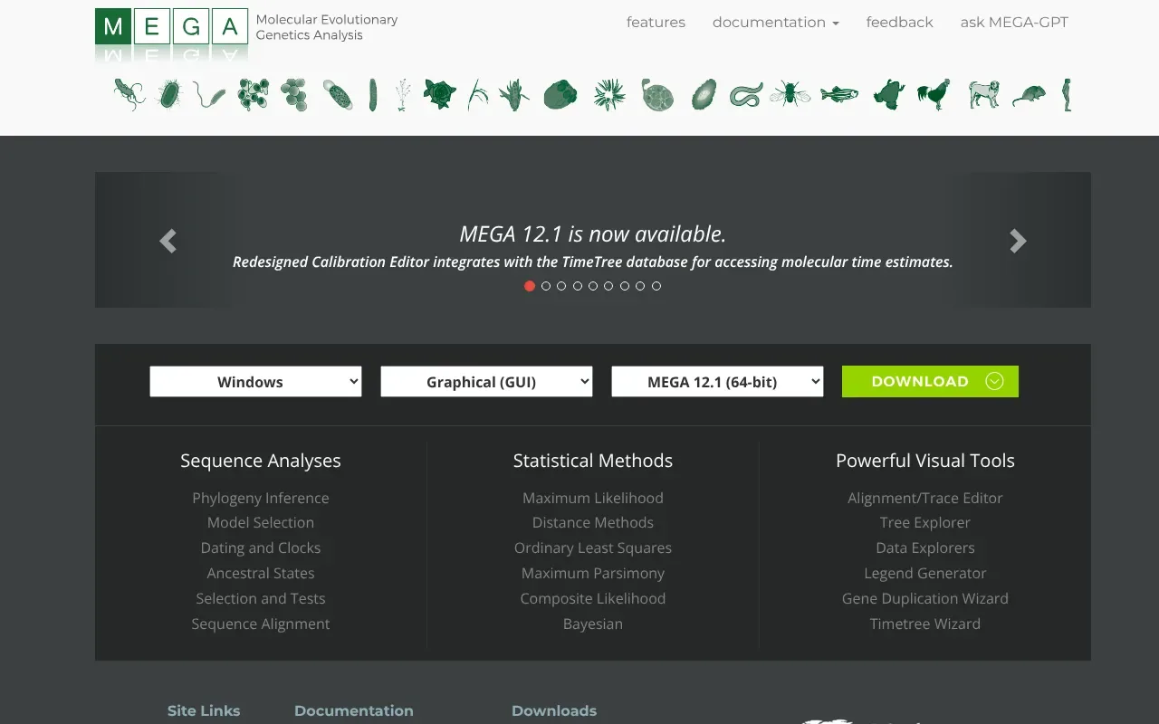 MEGA (Molecular Evolutionary Genetics Analysis)