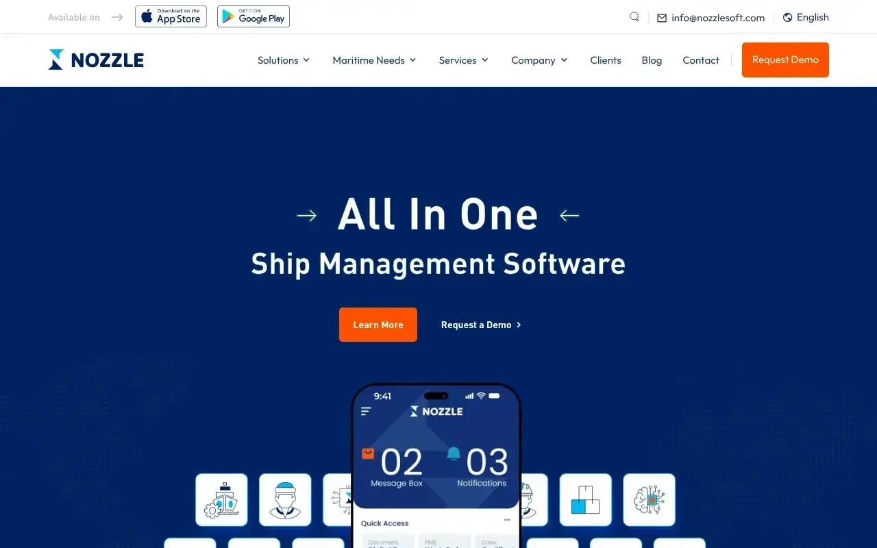NOZZLE Ship Management Software
