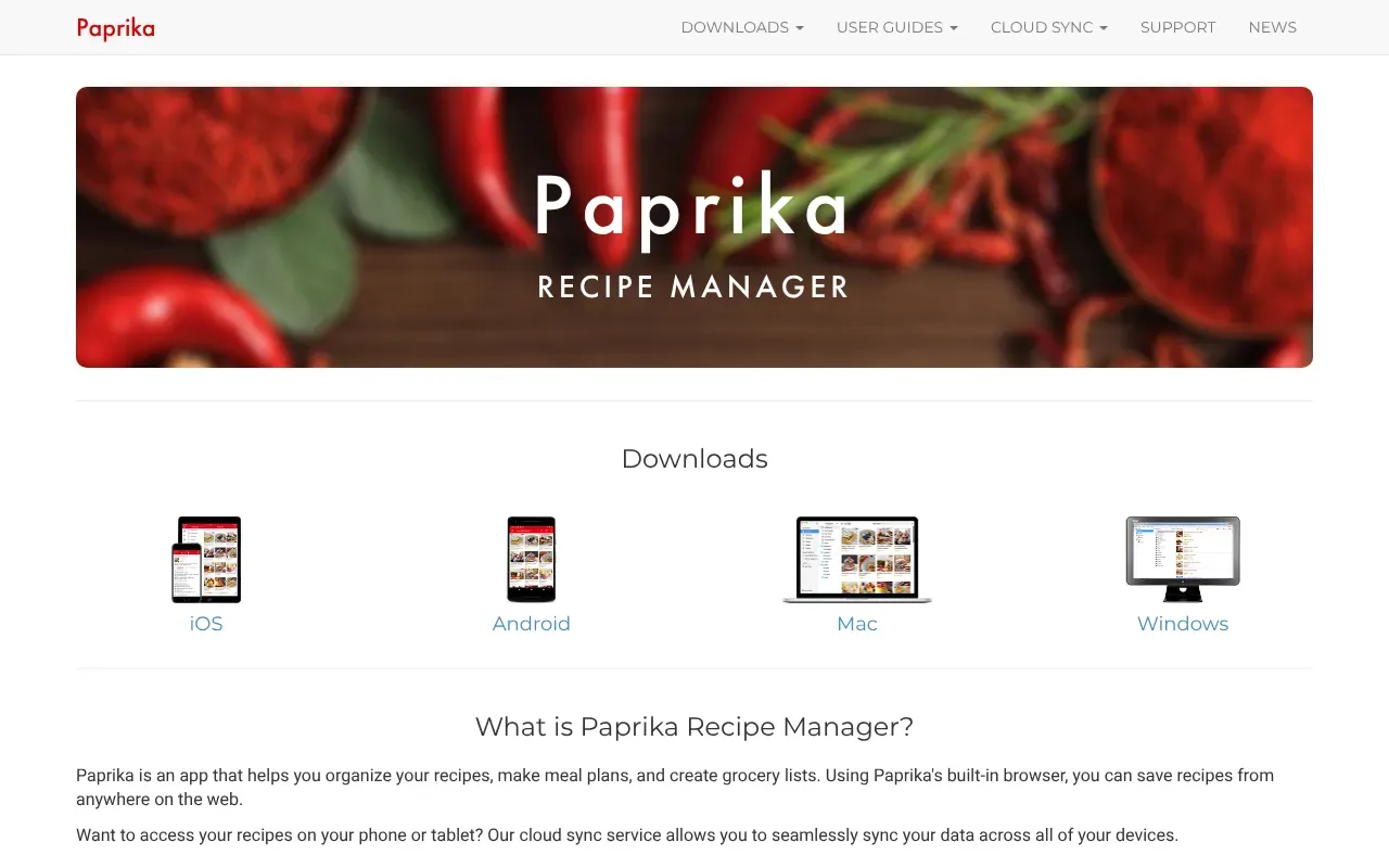 Paprika Recipe Manager