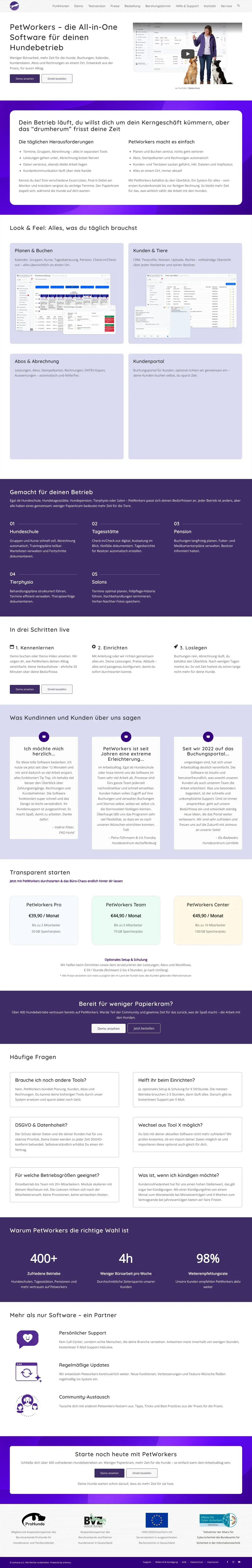 Screenshot von PetWorkers