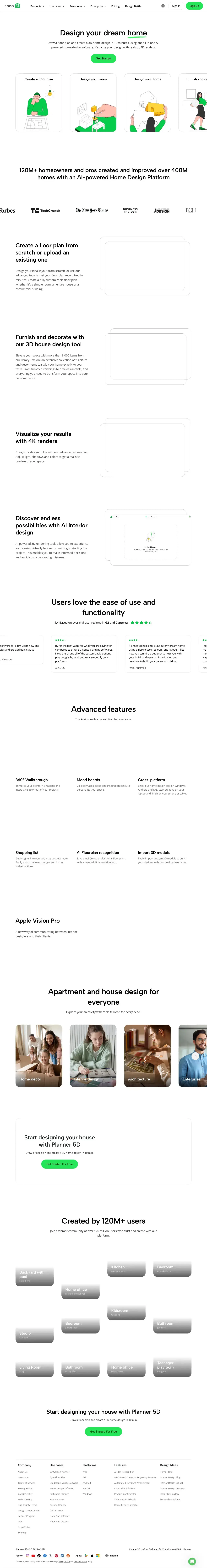 Screenshot von Planner 5D