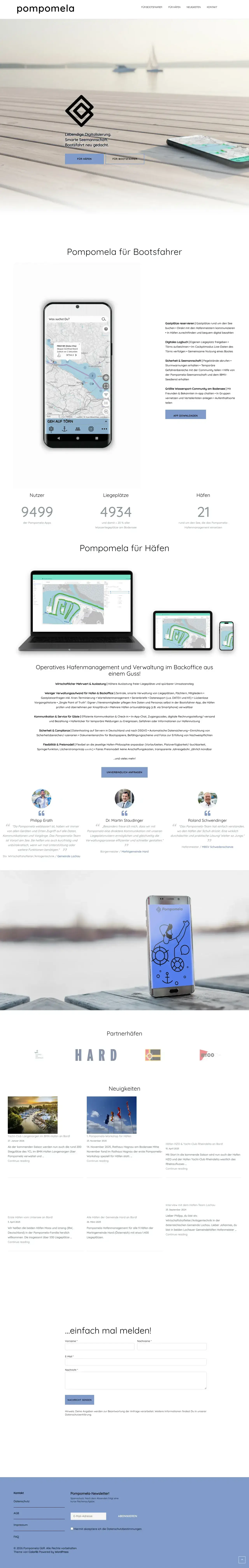 Screenshot von Pompomela