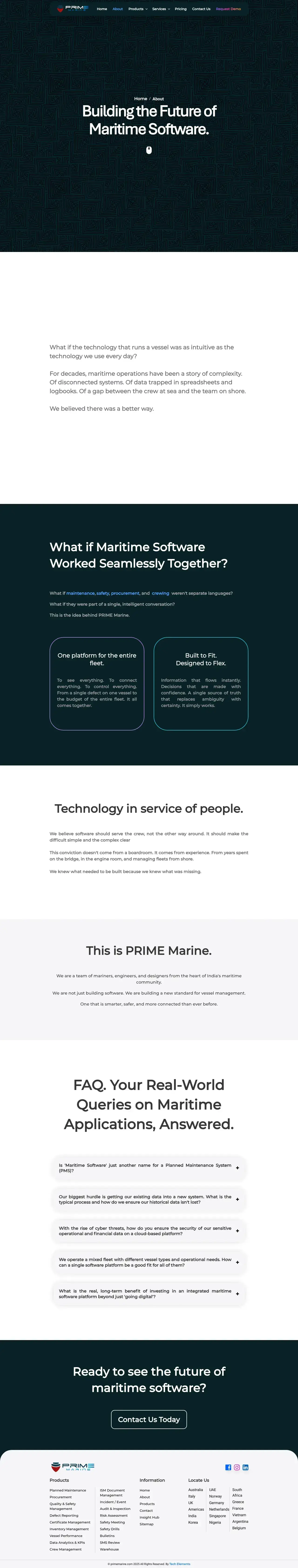 Screenshot von PRIME Marine