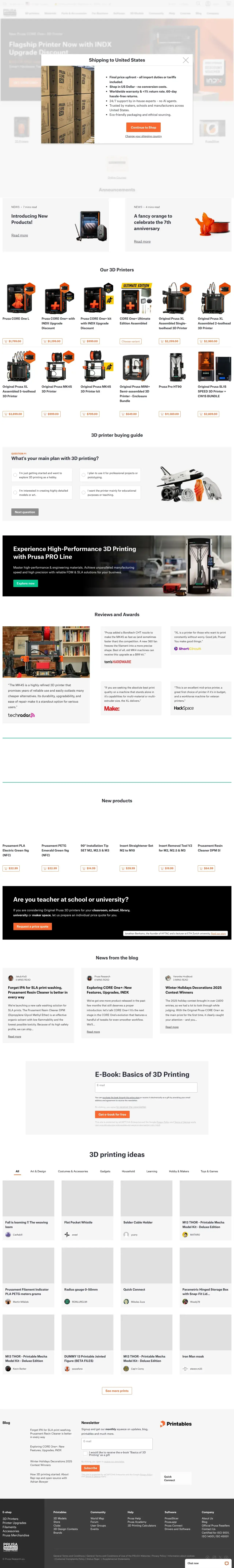 Screenshot von PrusaSlicer