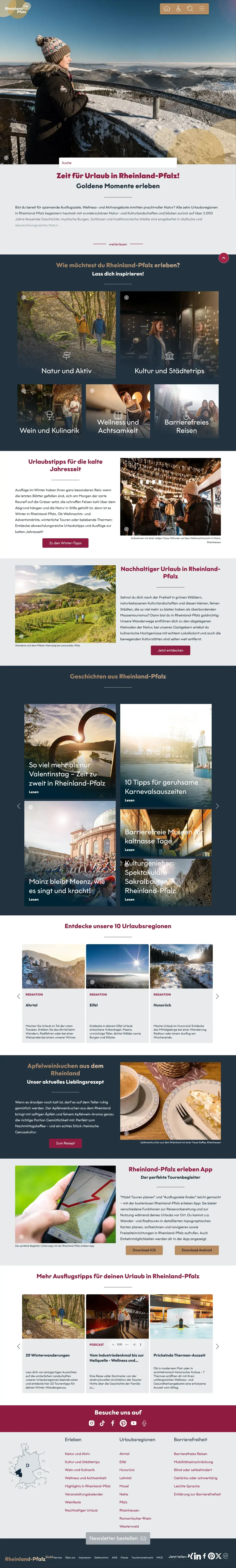 Screenshot von Rheinland-Pfalz erleben App