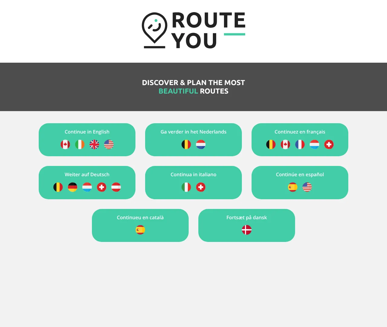 Screenshot von RouteYou