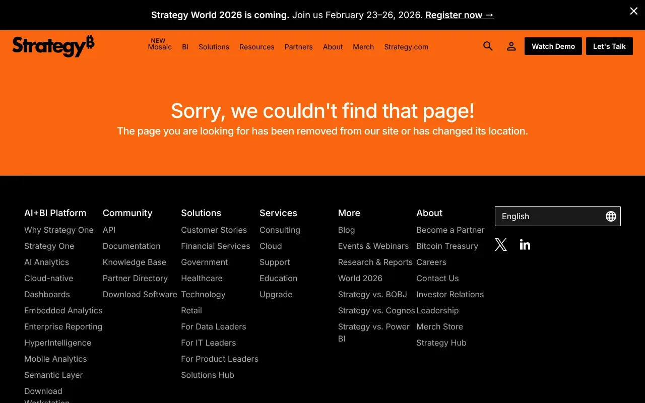 Strategy (ehemals MicroStrategy)