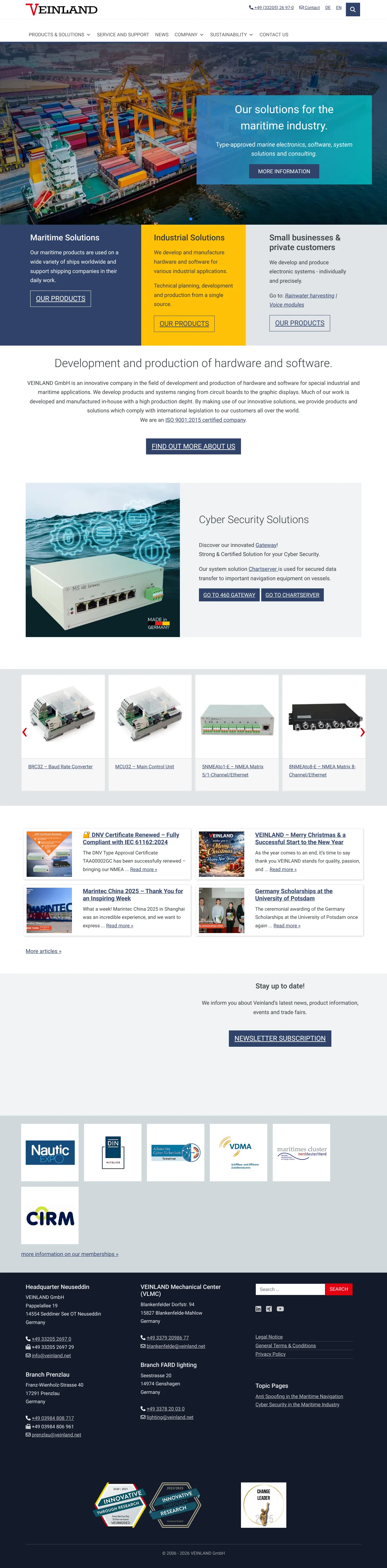 Screenshot von VEINLAND