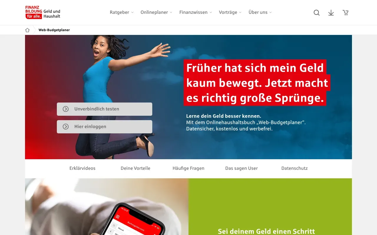 Web-Budgetplaner