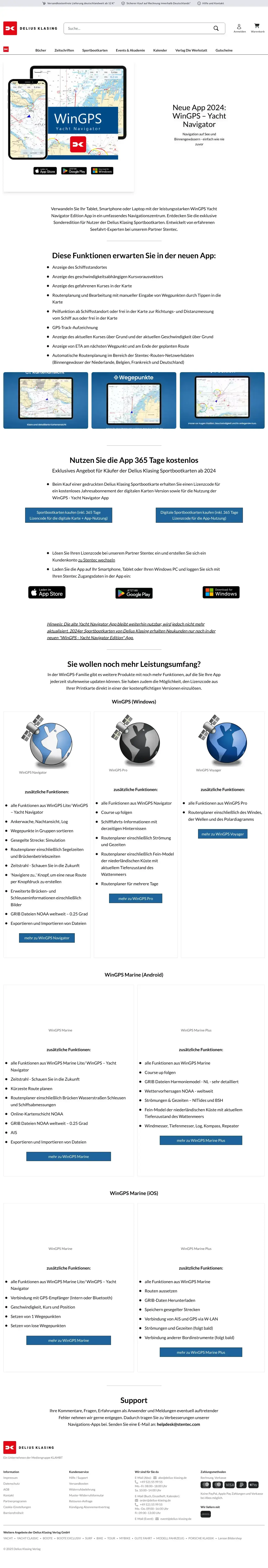 WinGPS Yacht Navigator